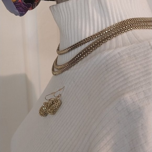 2956 Two Necklace with Earrings Lot - Picture 5 of 12